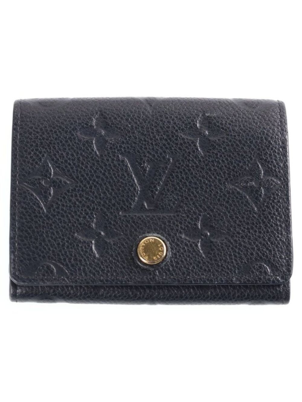 Louis Vuitton Envelope Business Card Holder Case Monogram Empreinte Noir